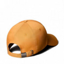 Gorra con parche de monograma tejido