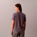 Camisa clásica con monograma de lentejuelas