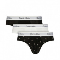 Pack de 3 Slips de Cadera - Icon Cotton Stretch  CALVIN KLEIN