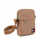 Bolso reporter Essential con inscripción