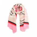 Fular Estampado con Letras Logo  LOLA CASADEMUNT