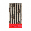 Fular Estampado Combinado de Rayas y Leopardos  LOLA CASADEMUNT