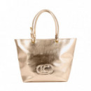 Shopper desestructurado dorado