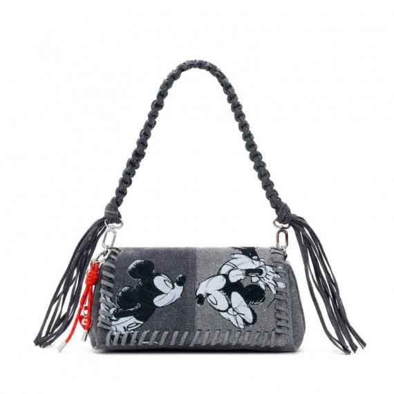 Bolso mediano denim Mickey Mouse