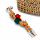 Cartera Porta Móvil Rafia Charms