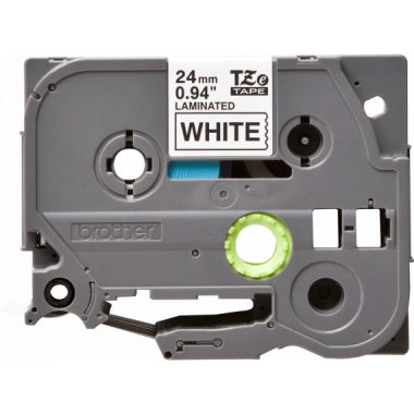 Cinta BROTHER P-touch Laminada Negro sobre Blanco 24MM 8M (TZ251)