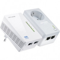 ADAPTADOR PLC (PACK 2) TP-LINK AV 500 MBps WIRELESS N  TL-WPA4226KIT