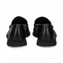 MOCASIN BORDON PIEL NEGRO