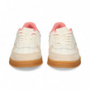 TALON ROSA DEPORTIVO ANTE+PIEL BLANCO