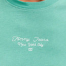 Camiseta de punto con logo y corte slim