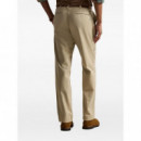 POLO RALPH LAUREN - woven-pants - CLASSIC KHAKI W EMB AND PRINT - 710P02695001/CLASSIC KHAKI W EMB AND PRINT