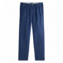 POLO RALPH LAUREN - whitmanchino-pleated - WASHED NEWPORT NAVY - 710850209020/WASHED NEWPORT NAVY