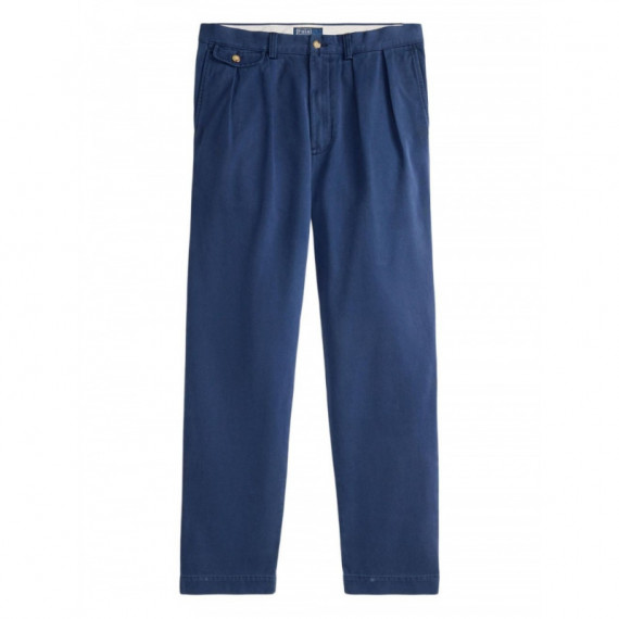 POLO RALPH LAUREN - whitmanchino-pleated - WASHED NEWPORT NAVY - 710850209020/WASHED NEWPORT NAVY