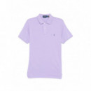 POLO RALPH LAUREN - sskccmslm1-short sleeve-knit - SKY LAVENDER C7560 - 710680784463/SKY LAVENDER C7560