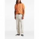 POLO RALPH LAUREN - sskccmslm1-short sleeve-knit - POMPANO ORANGE C5566 - 710680784465/POMPANO ORANGE C5566