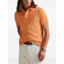 POLO RALPH LAUREN - sskccmslm1-short sleeve-knit - POMPANO ORANGE C5566 - 710680784465/POMPANO ORANGE C5566