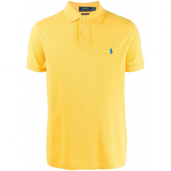 POLO RALPH LAUREN - sskccmslm1-short sleeve-knit - YELLOWFIN C7370 - 710782592020/YELLOWFIN C7370