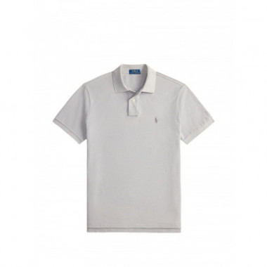 POLO RALPH LAUREN - sskccmslm1-short sleeve-knit - SOFT GREY C9676 - 710680784466/SOFT GREY C9676