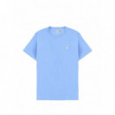 POLO RALPH LAUREN - sscncmslm2-short sleeve-t-shirt - BRISTOL BLUE C1359 - 710671438454/BRISTOL BLUE C1359
