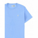POLO RALPH LAUREN - sscncmslm2-short sleeve-t-shirt - BRISTOL BLUE C1359 - 710671438454/BRISTOL BLUE C1359