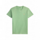 POLO RALPH LAUREN - sscncmslm2-short sleeve-t-shirt - OUTBACK GREEN C2451 - 710671438456/OUTBACK GREEN C2451