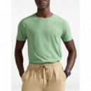 POLO RALPH LAUREN - sscncmslm2-short sleeve-t-shirt - OUTBACK GREEN C2451 - 710671438456/OUTBACK GREEN C2451