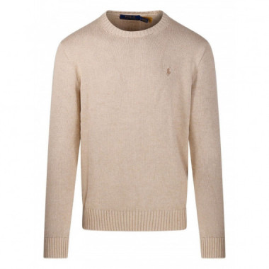 POLO RALPH LAUREN - lscnpp7gg-long sleeve-sweater - DUNE MELANGE - 710810846042/DUNE MELANGE