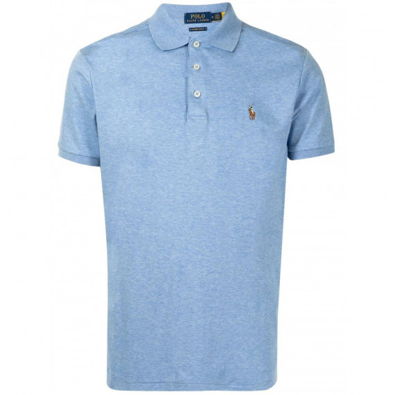 POLO RALPH LAUREN - SSKCCMSLMM1-SHORT SLEEVE-KNIT - ISLE HEATHER - 710704319084/ISLE HEATHER