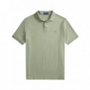 POLO RALPH LAUREN - SSKCCMSLMM1-SHORT SLEEVE-KNIT - FADED MINT - 710704319500/FADED MINT
