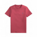 POLO RALPH LAUREN - SSCNCMSLM2-SHORT SLEEVE-T-SHIRT - RED SKY C7215 - 710671438515/RED SKY C7215
