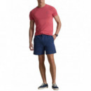 POLO RALPH LAUREN - SSCNCMSLM2-SHORT SLEEVE-T-SHIRT - RED SKY C7215 - 710671438515/RED SKY C7215