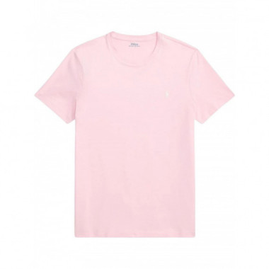 POLO RALPH LAUREN - SSCNCMSLM2-SHORT SLEEVE-T-SHIRT - GARDEN PINK C1730 - 710671438520/GARDEN PINK C1730