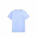 POLO RALPH LAUREN - SSCNCMSLM2-SHORT SLEEVE-T-SHIRT - AUSTIN BLUE - 710671438020/AUSTIN BLUE