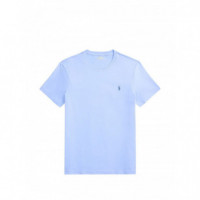 Polo RALPH LAUREN - SSCNCMSLM2-SHORT Sleeve-t-shirt - Austin Blue - 710671438020/AUSTIN Blue - Guanxe Atlantic Marketplace