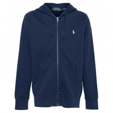 POLO RALPH LAUREN - LSFZHOODM4-LONG SLEEVE-SWEATSHIRT - CRUISE NAVY - 710916692014/CRUISE NAVY