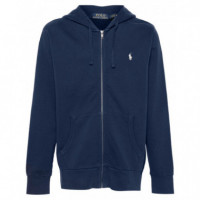 POLO RALPH LAUREN - LSFZHOODM4-LONG SLEEVE-SWEATSHIRT - CRUISE NAVY - 710916692014/CRUISE NAVY