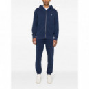 POLO RALPH LAUREN - LSFZHOODM4-LONG SLEEVE-SWEATSHIRT - CRUISE NAVY - 710916692014/CRUISE NAVY