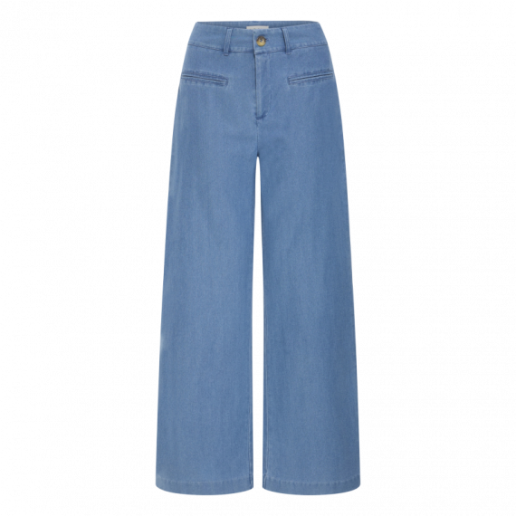 Pantalones ICHI Kate Denim Medium Blue
