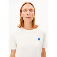 Camisetas Mujer Camiseta ARMEDANGELS Lualaa Embro White
