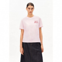 Camisetas Mujer Camiseta ARMEDANGELS Lualaa Embro Pink Mist