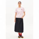 Camisetas Mujer Camiseta ARMEDANGELS Lualaa Embro Pink Mist