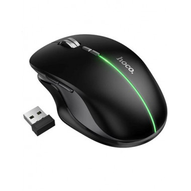HOCO Raton Inalambrico Recargable 400 Mha Bluetooth 2.4G GM40 Negro