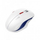 HOCO Raton Inalambrico recargable 400Mha Bluetooth 2.4G GM40 Blanco