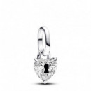 Pandora Charm Mini Colgante en plata de ley Cerradura Corazón 793086C01