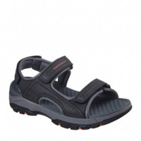 Skechers Sandalias Tresmen Negras 204105-BLK