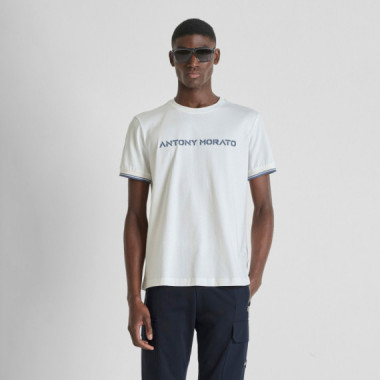 Antony Morato Camiseta regular fit de algod&oacute;n MMKS02623 FA100240-1011