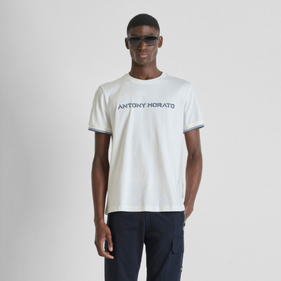 Antony Morato Camiseta regular fit de algodón MMKS02623 FA100240-1011