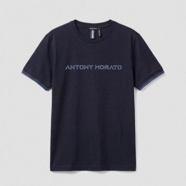 Antony Morato Camiseta regular fit de algod&oacute;n MMKS02623 FA100240-7139