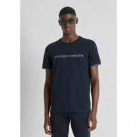 Antony Morato Camiseta regular fit de algodón MMKS02623 FA100240-7139