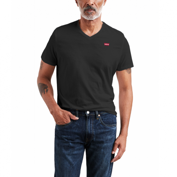 Camiseta Original Hm Vneck Black  LEVI'S - Guanxe Atlantic Marketplace